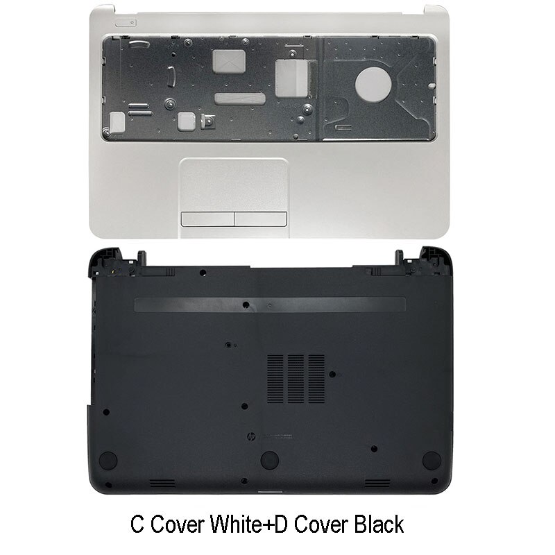 Nowy LCD do laptopa tylna pokrywa dla HP 15-G 15-R 15-T 15-H 15-Z 250 G3 255 G3 pokrywa przednia wielkie litery podpórce pod nadgarstki dolna pokrywa podnóżek A B C D biały: CD Cover 