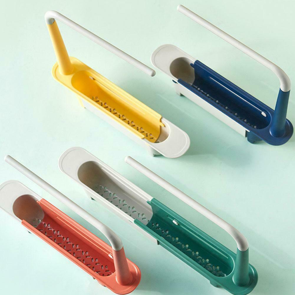 Kitchen Sink Drain Rack Telescopic Sink Shelf Sinks Organizer Soap Sponge Holder Storage Basket Kitchen Gadgets Accessories Tool