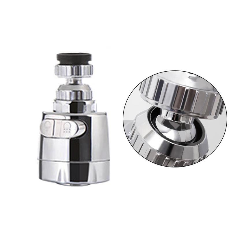 Tap Anti-Splash Nozzle Extender 360 Degree Swivel Water Saving Pressurized Faucet Sprayer Extension Device
