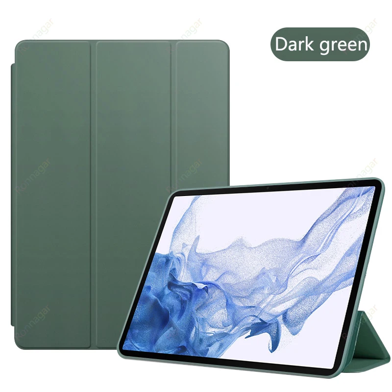 Per Samsung Galaxy Tab A9 Plus Custodia 11 "2023 SM-X210/X216/X218 Custodia per tablet pieghevole magnetica Smart Cover per Samsung Tab A9 + Custodia: Sedici anni / WHITE