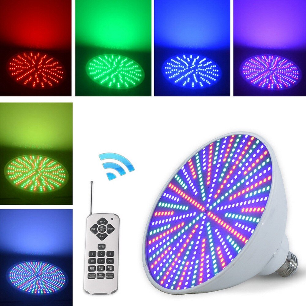 45W Zwembad Par56 Led Rgb Light Onderwater Dompelpompen Lamp Waterdicht IP68 Zwembad Night Lights Afstandsbediening Partij Lampen