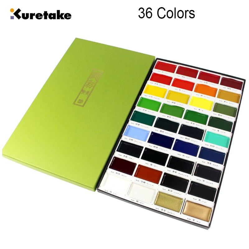 ZIG Kuretake Gansai Tambi Aquarel 24-set | Voor Crea