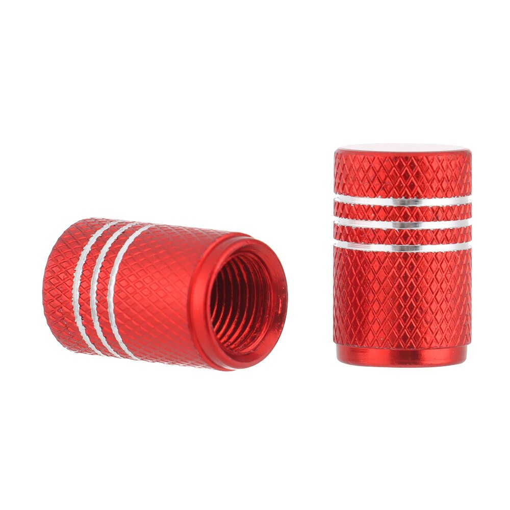 5PCS Bike Valve Caps Aluminum Alloy Schrader Valve Caps Motorcycles Trucks Cars Bikes Tire Valve Stem Covers Bicycle Accessories