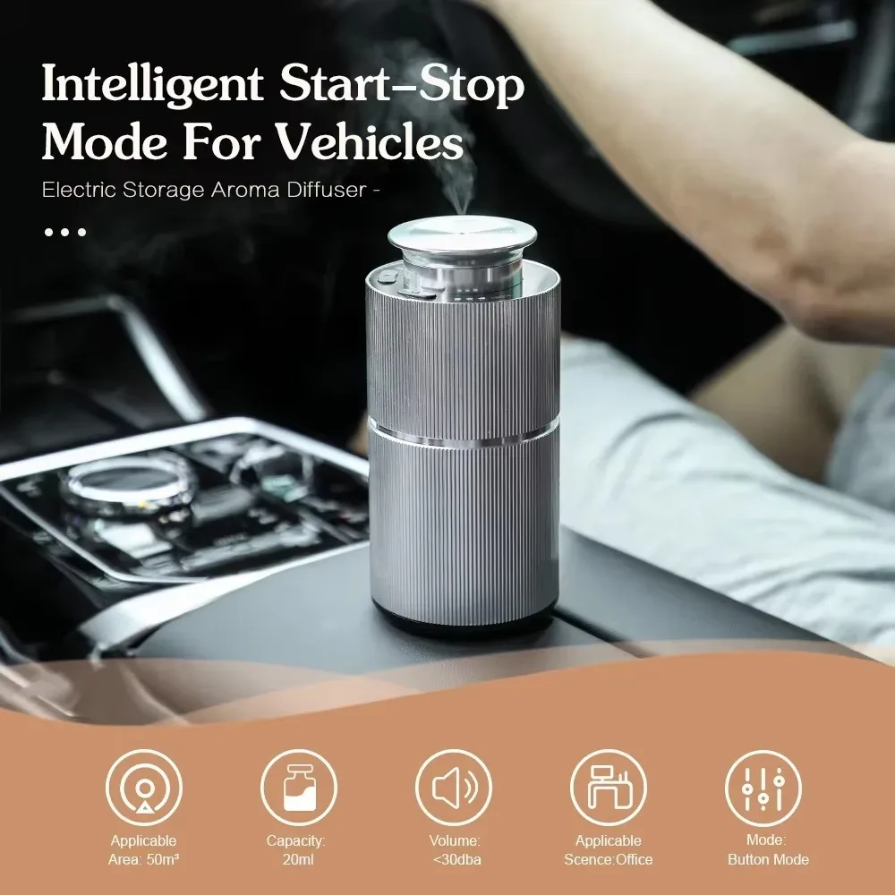 NAMSTE Carregamento USB Difusor de Carro para Casa Dispositivo de Perfume Distribuidor de Odore Aroma de Ar Escritório Uso Doméstico 20ML Smart PCB Laid Flat