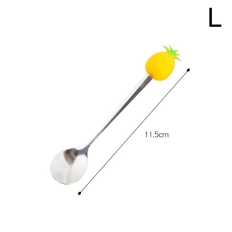 Rvs Leuke Dessert Vork Fruit Type Lepel Theelepels Koffielepels Ijs Milkshake Servies Keuken Thuis Leveringen: L