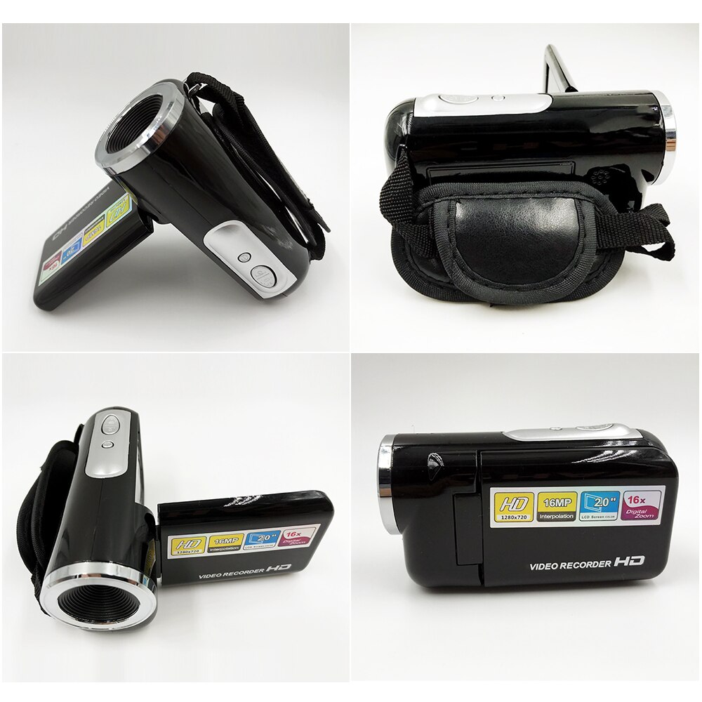 Mini Digital Video Camera DV Video Camcorder 1080P 1280x720 2inch TFT Screen 16x Digital Zoom 32GB Extended Memory