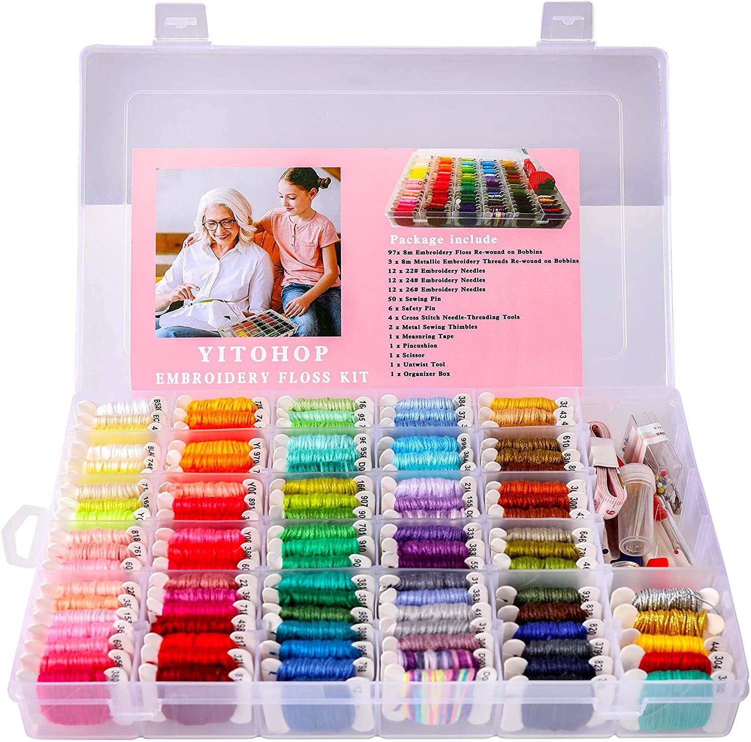 Embroidery Floss Cross Stitch Threads Bracelet Str... – Vicedeal