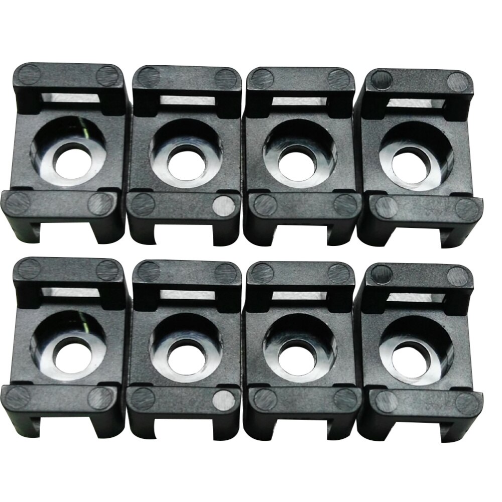 100 Pcs Cable Tie Mount Wire Clip Schroef Fastener Draad Houder Fix Seat Zadel Type Mount