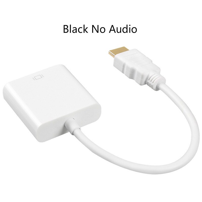 HDMI to VGA Converter Male To Female Cable Adapter 1080P Digital to Analog Video Audio Cable For for Xbox 360 PS3 PC Laptop