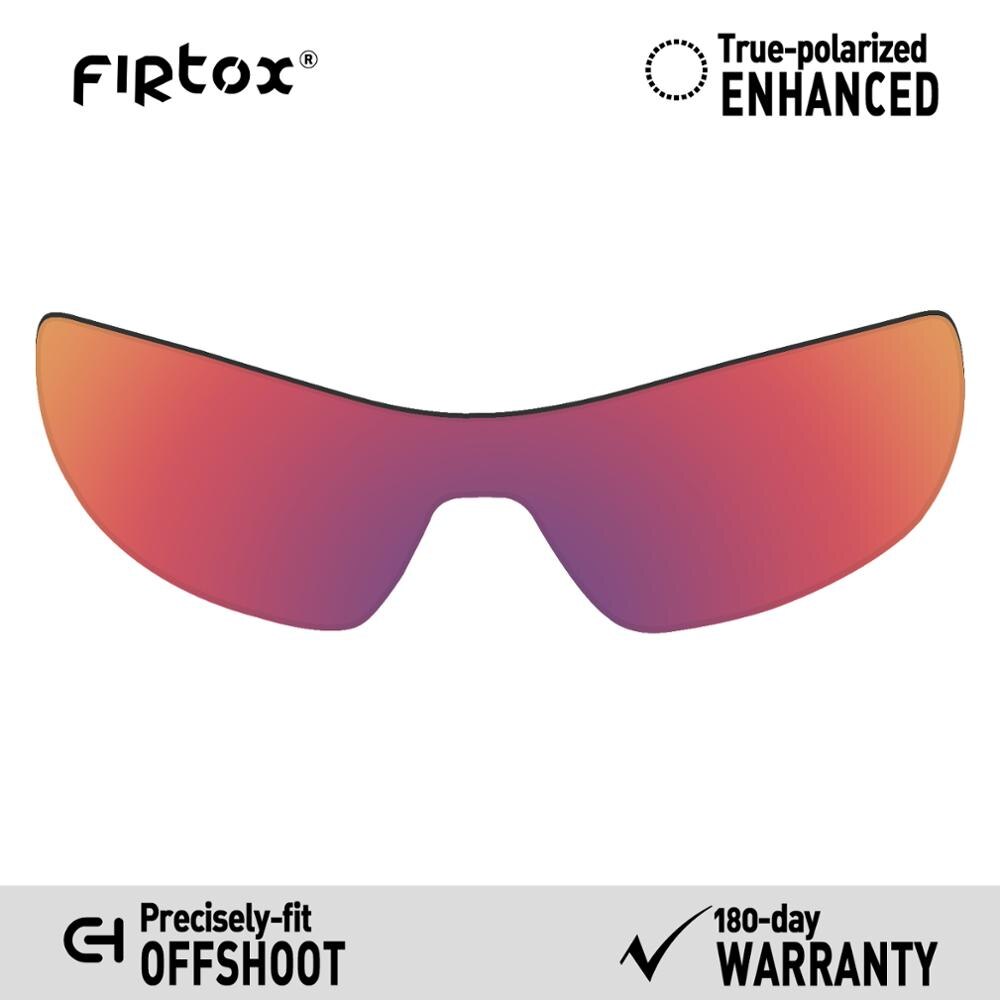 Firtox true  uv400 polariserte linser erstatning til oakley avlegger  oo9190 solbriller (kun kompatibel linse) - flere farger: Lilla rød