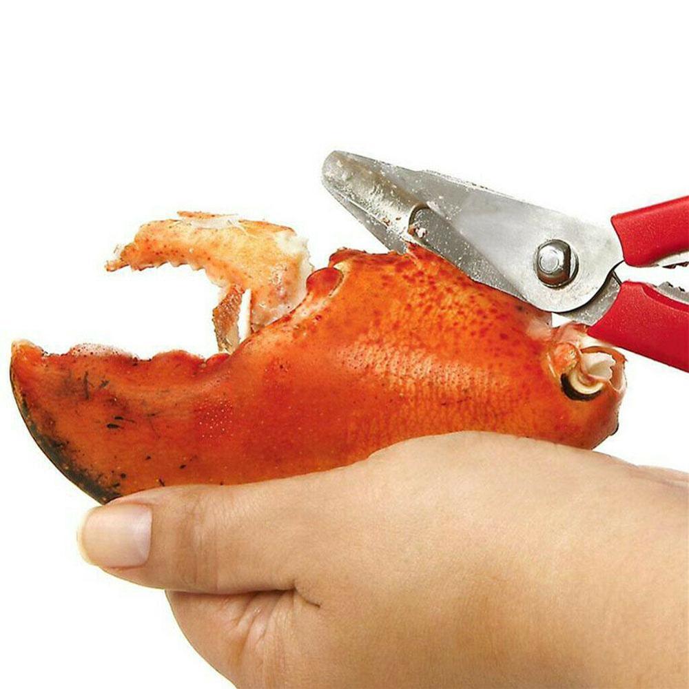 Snip Kitchen Cracker Lobster prawn peeler Crab Shell Leg Seafood Shellfish Scissor Shear Shrimp Tool Kitchen Tools