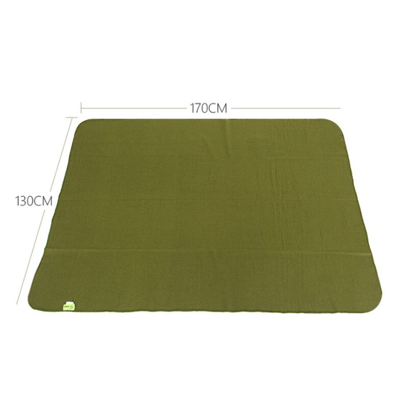 Txz 170*130 Draagbare Outdoor Camping Fleece Deken Ultralichte Kamp Tent Bed Slaapzak Dubbele Fluwelen Deken voor Reizen
