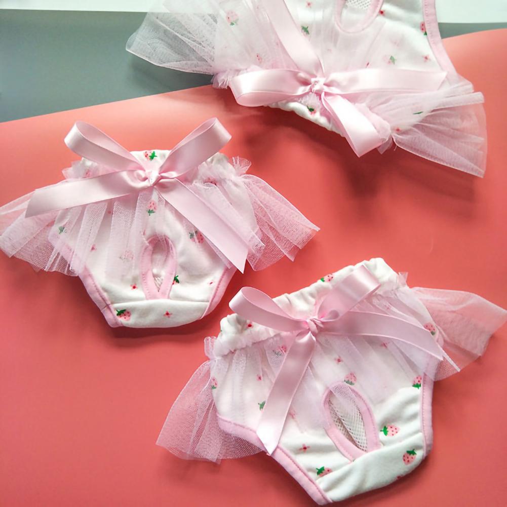 Wearable Pet Short Pants Comfortable Non-sticky Hair Health Care Puppy Shorts Sanitary Pants