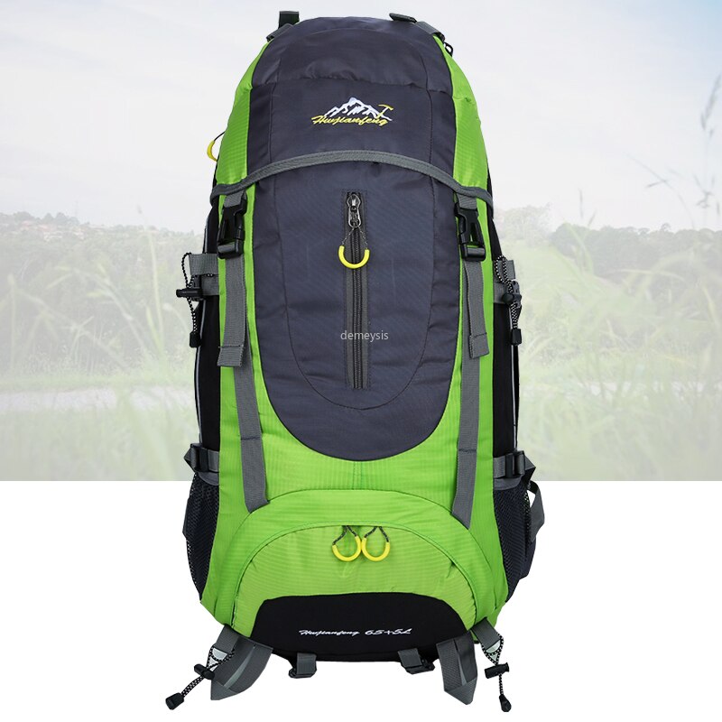65+5L Outdoor Backpack Large Capacity Men Women Climbing Trekking Bags Mountaineering Hiking Backpacks Climbing Rucksack