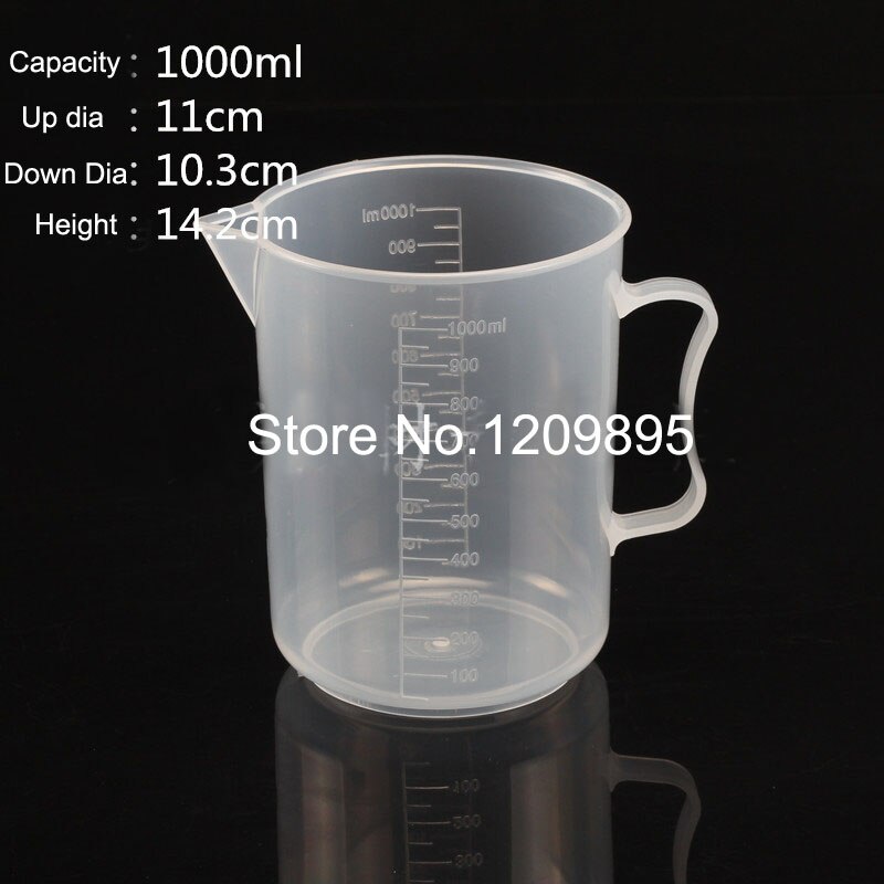 25ml-5000ml Plastic Calibration Measuring Cup Laboratory/Cook supplies Beaker