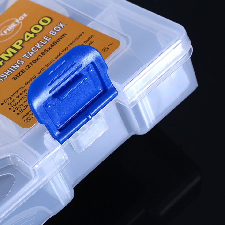 WALK FISH Fishing Lure Box Multifunctiona Transparent Plug-in Pieces Lure Box Tool Kit Case Tackle Storage Box Case