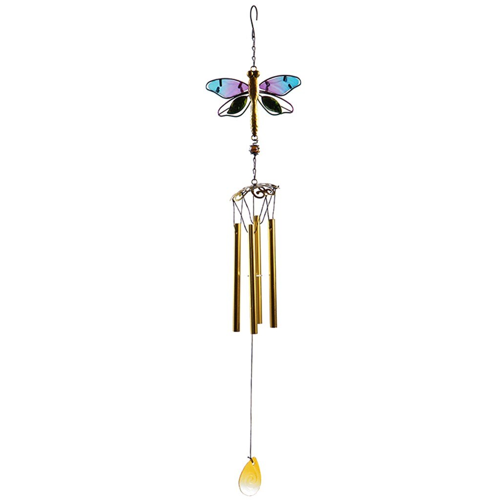1PC peint colibri antirouille métal vent carillon suspension salle décoration vent carillons suspendus décorations offre spéciale #40: F