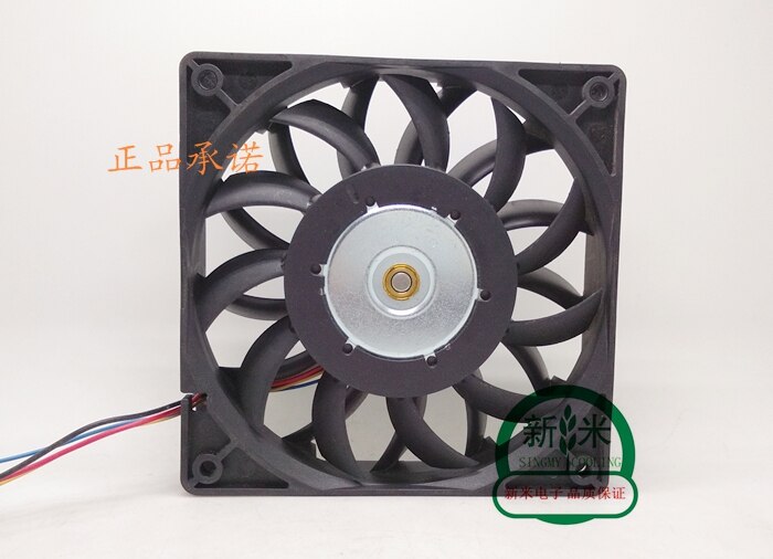 DELTA-ventilador de refrigeración, dispositivo de ventilación de 12CM, 48V, 0.38A, 4 líneas, PWM, control de velocidad, FFB1248EH 12025