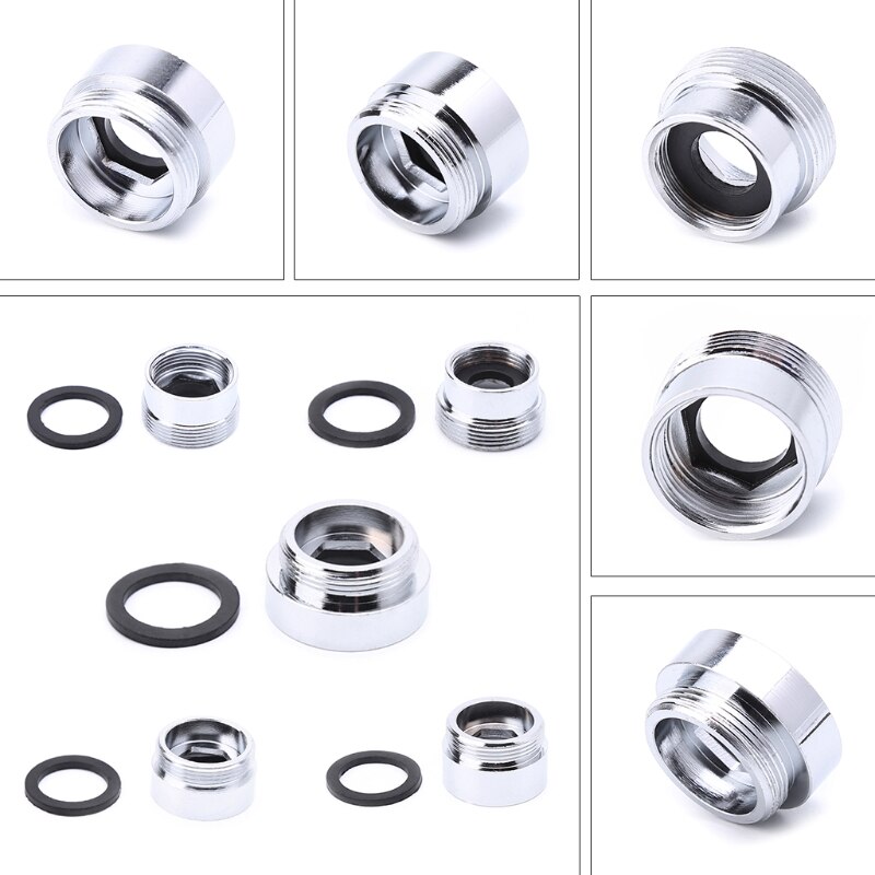 Metallo solido Adattatore Filettatura Interna Risparmio Idrico Rubinetto Della Cucina Rubinetto Aeratore Connettore