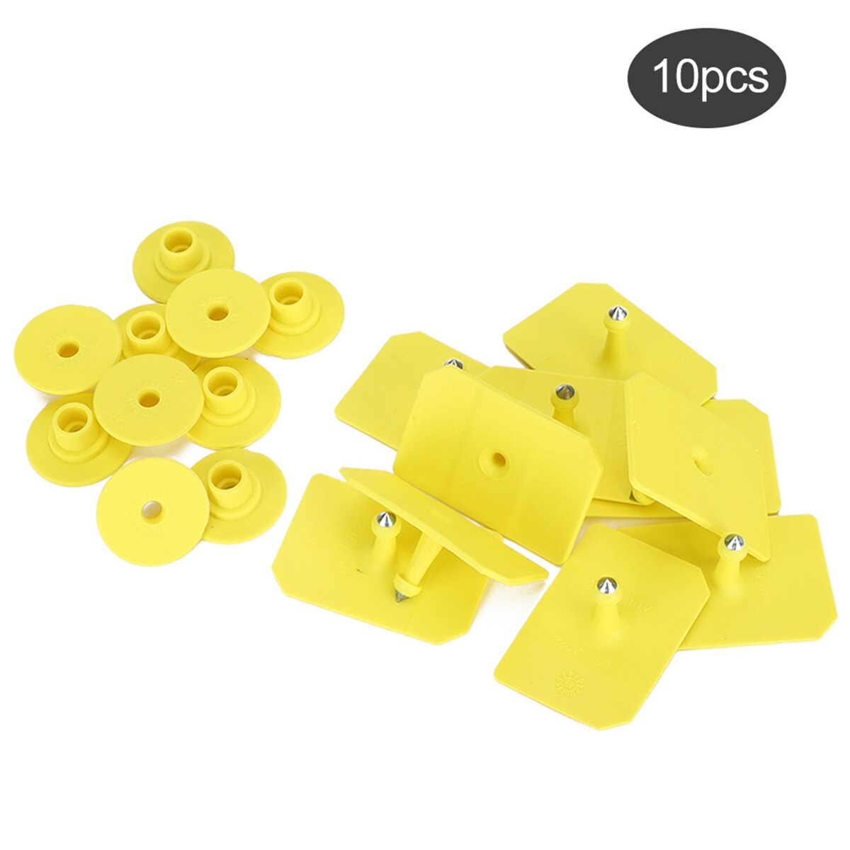 Pig Ear Tag Livestock Blank Ear Tags Farm Animal Management Identification Tag Set: L