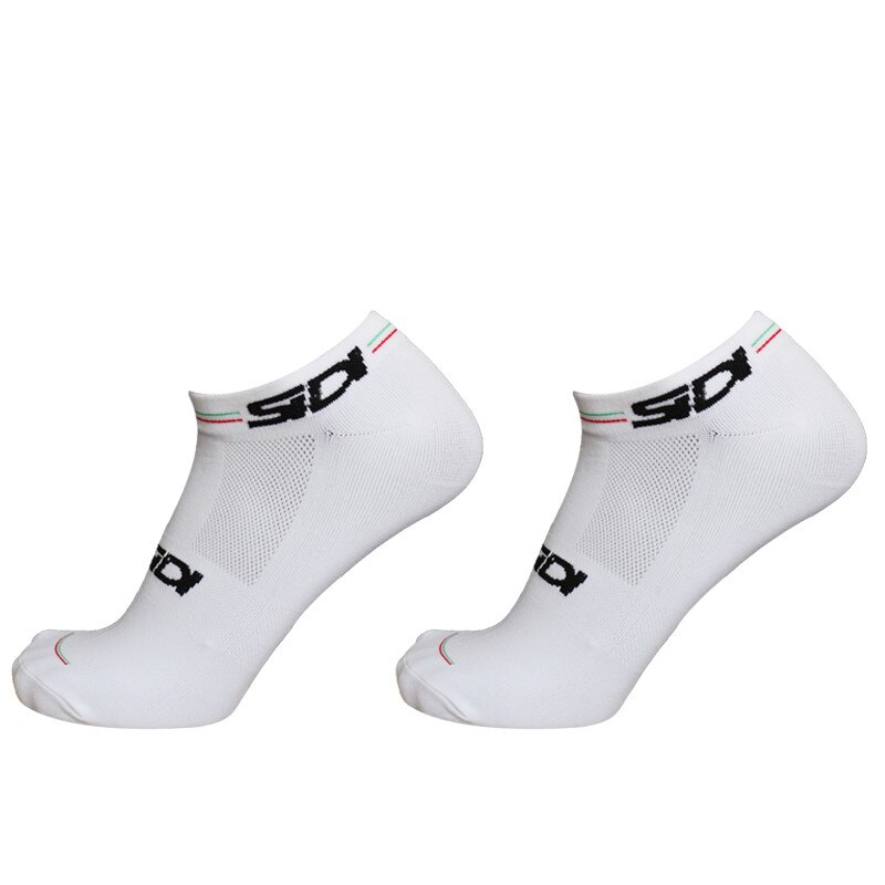 Cycling Socks Sports Breathable Deodorant Men Women Short Socks Calcetines Ciclismo: D3 white