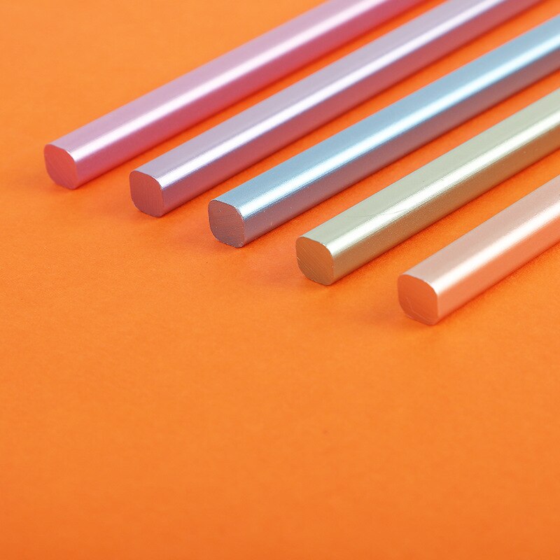 1Pcs Mode Metalen Potlood Vierkante Zonder Inkt Duurzaam High-End Handtekening Pen Kantoor Student Leveringen