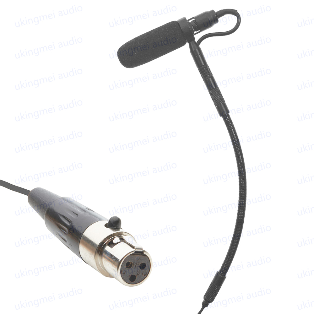 Musical Instrument Condenser Gooseneck Microphone System For Guitar Saxophone Violin Piano Cello Bass Clarinet