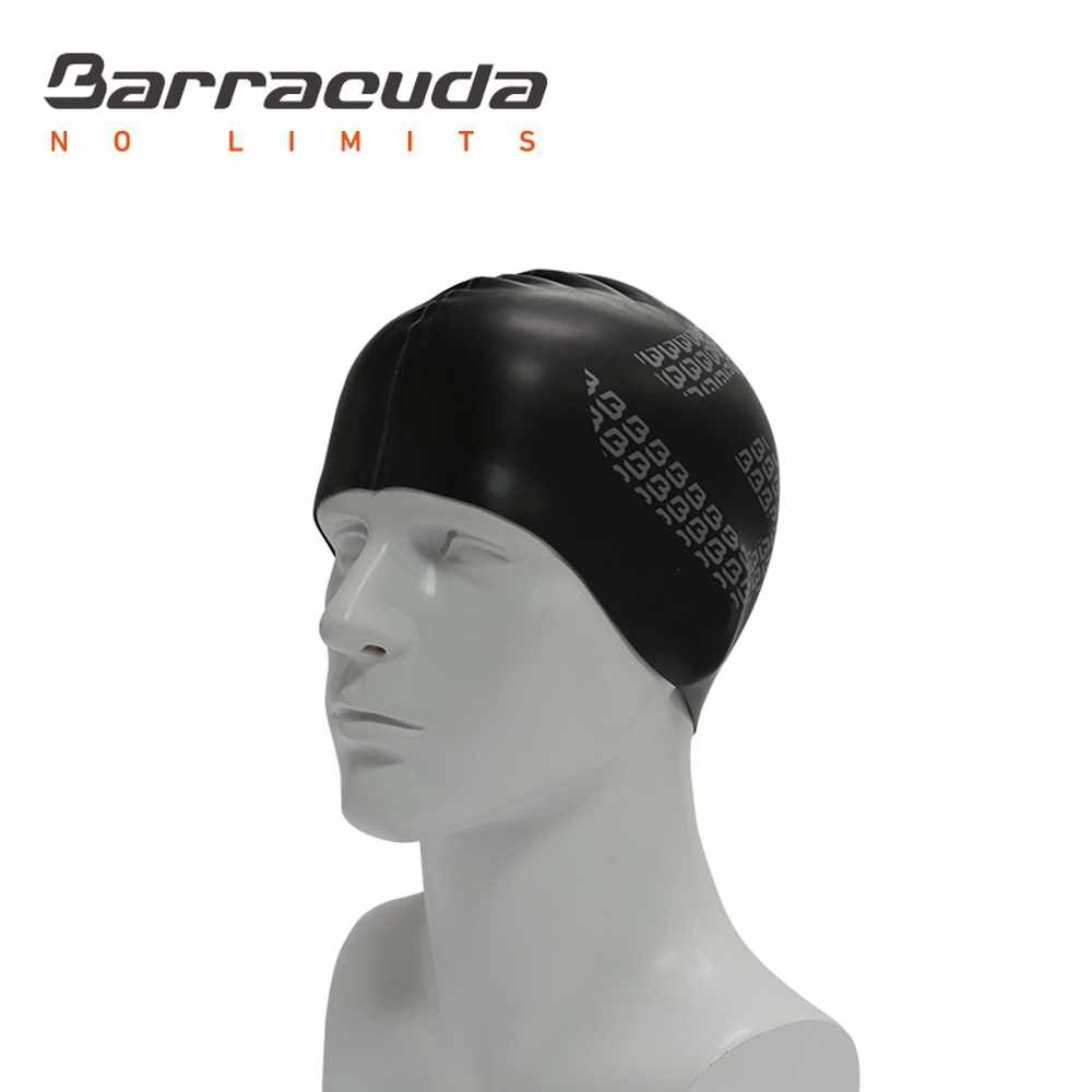 Barracuda Accessoires Platte Siliconen Cap (Big B Logo) Waterdicht Duurzaam Siliconen Effen Kleur Comfortabel Voor Mannen Vrouwen