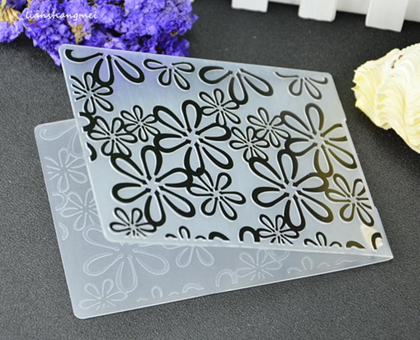 PLASTIC EMBOSSING FOLDER flower spring DIY scrapbook album card packing decoration cutting dies paper craft
