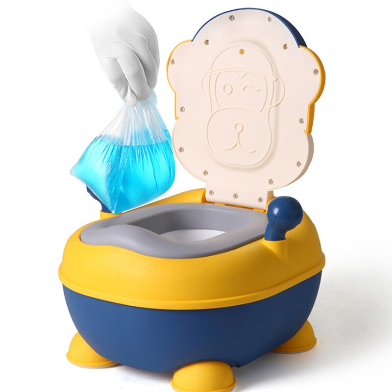 Baby Potty Chair Baby Toilet Seat Training Chair Seat Animal Monkey with Handles Baby Toilet Potty for Kids Boys and Girls