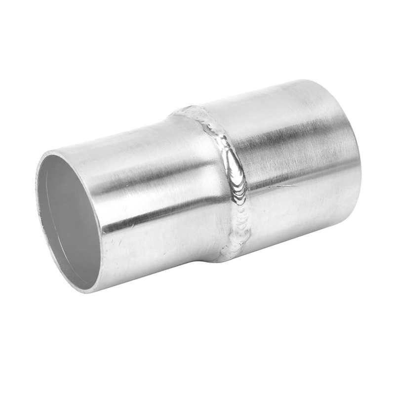 Colector de escape de 2 a 2,25 pulgadas, Adaptador de punta de escape, reductor, pulido de espejo, soldadura o montaje de abrazadera Universal