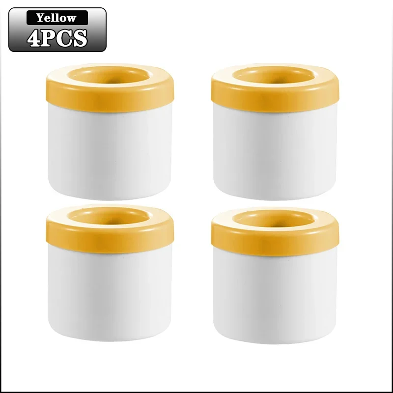 1-4 SZT. Forma Silikonowa robić Kostek Lodu w Kształcie Cylindra 3D, Silikonowy Kubek robić Robienia Lodu, Kubek robić Lodu, Pojemnik robić Przechowywania Lodu: Różowy