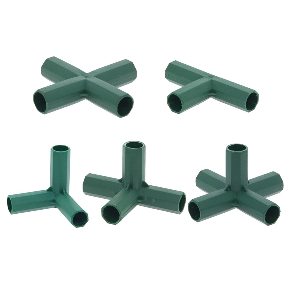 MM PVC Fitting 5 Types Stable Support Heavy Duty Greenhouse Frame Building Connector Garden Supply famous