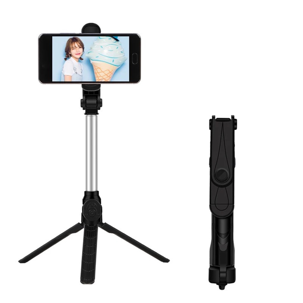 Inalámbrico Bluetooth 3,0 Selfie Stick barra obturador remoto extensible trípode teléfono soporte