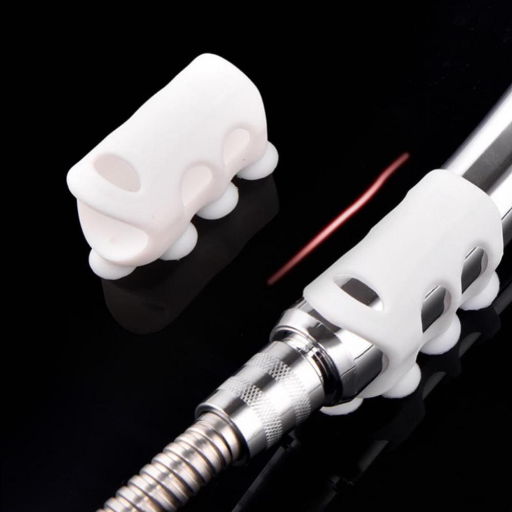 1PC Reusable Silicone Shower Head Holder Durable Suction Mount Accessories Stand Cup Rack Bracket Bathroom Shower Wall Bath C9K8