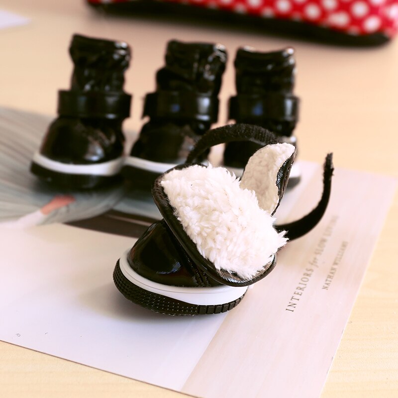 Bottes de neige imperméables pour chiens | Bottes d'hiver pour petits chiens teckel Pitbull Terrier chat d'animaux, directe magasin , Lot 4 de chaussures d'animaux