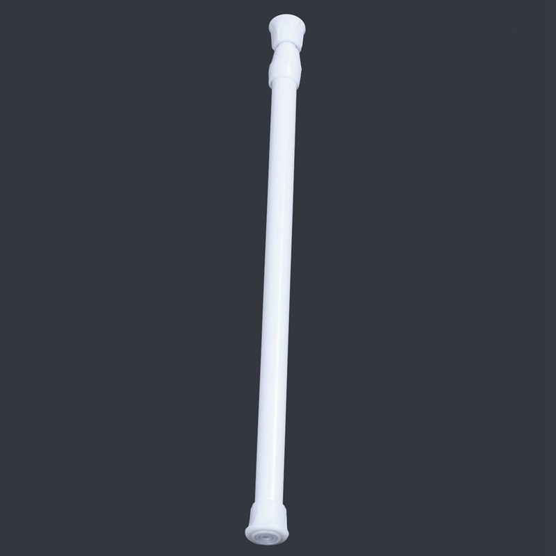 3 Pack Adjustable Extendable Small Tension Rod 11.8 inch to 19.7 inch, White