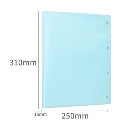 Deli 72478 strap test paper clip A3 size student folder file bag three color 30 pages / 40 pages Office supplies: 40 pages green