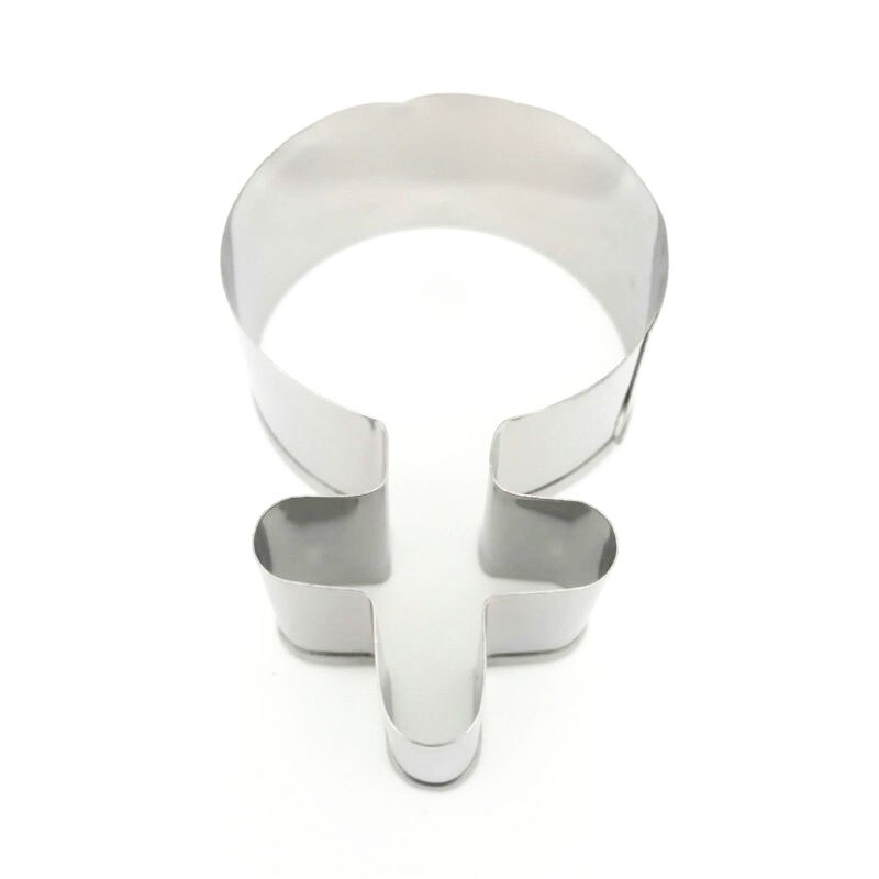 2 Stuks Mannelijke En Vrouwelijke Geslacht Symbool Cookie Cutter Set Rvs Biscuit Bakvorm Taart Decoreren Gereedschappen