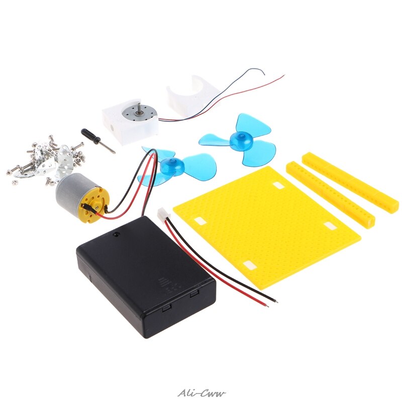 Motor generador eléctrico, turbina eólica de energía, Mini LED, educación, DC AC