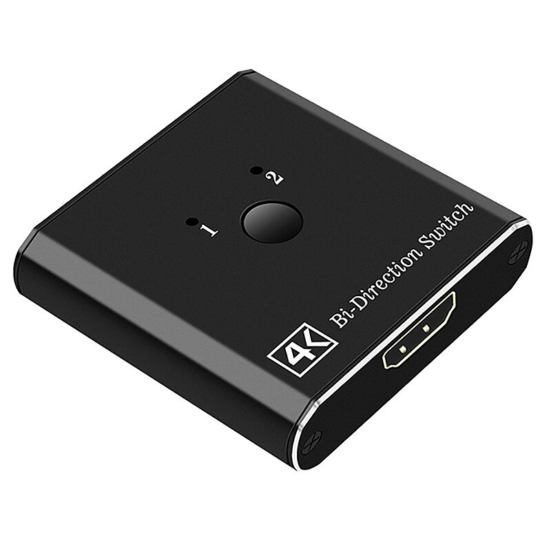 HDMI Switch 4K Bi-Direction 1X2/2X1 HDMI Switch 2.0 Splitter 2 in 1 Out HDMI Adapter Switch for PS4 TV Box HDMI Switcher
