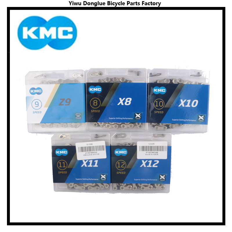 KMC Bike Chain X8 X9 Z9 X10 X11 X12 Bicycle Chains 7/8/9/10/11/12 Speed For MTB Road Bike For Shimano SRAM Bicycle Accessories