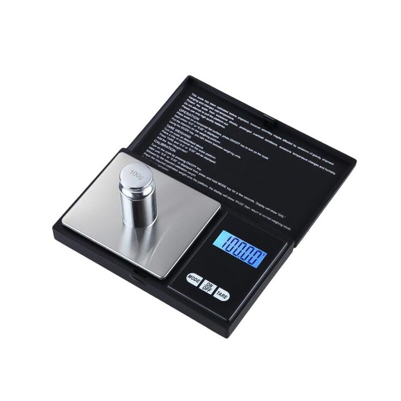 Balanza de cocina Digital portátil de 500g 200g 1 kg/0,1g, balanza de balance electrónico de Libra, medición de alimentos postales peso aguja escala