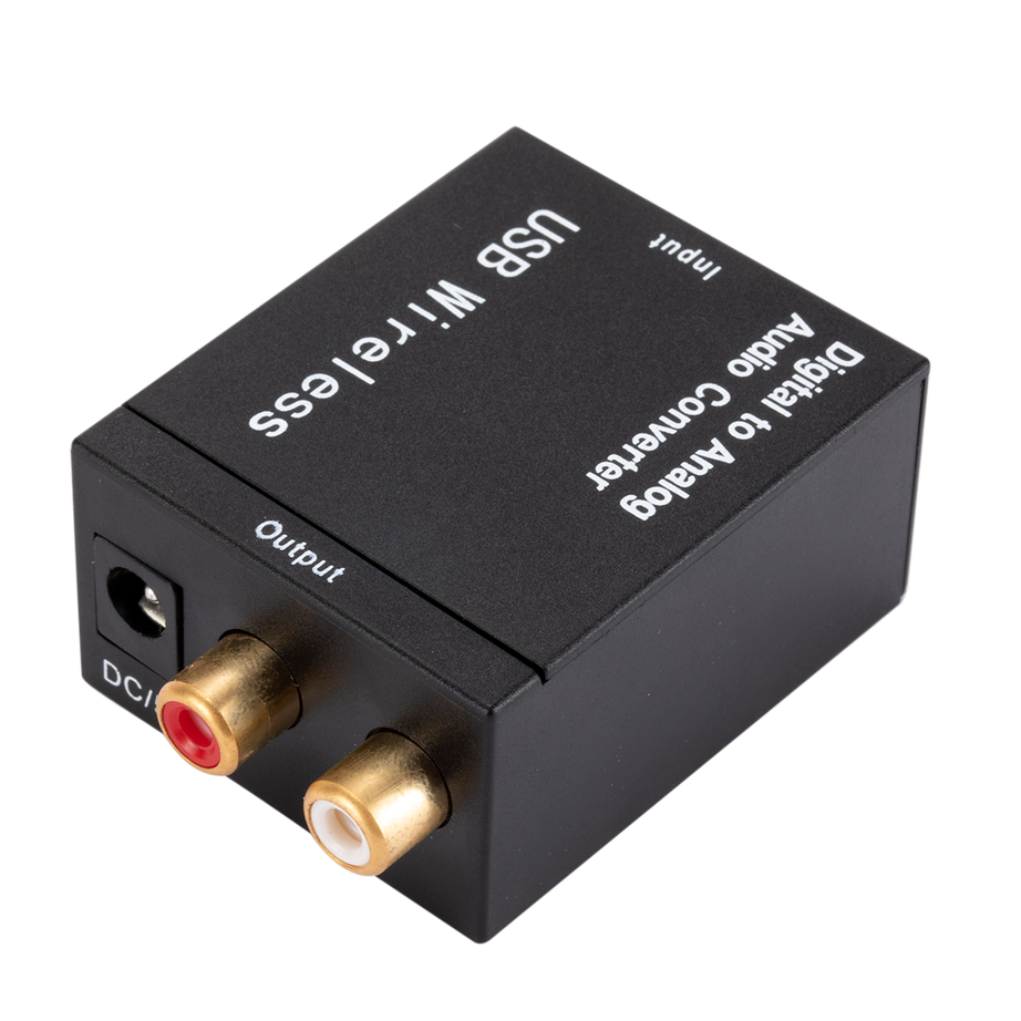 Digital zu Analog Audio- Konverter RCA R/L Ausgang Audio- Adapter DAC Verstärker Kasten Für Koaxial Optische SPDIF ATV DAC Decoder