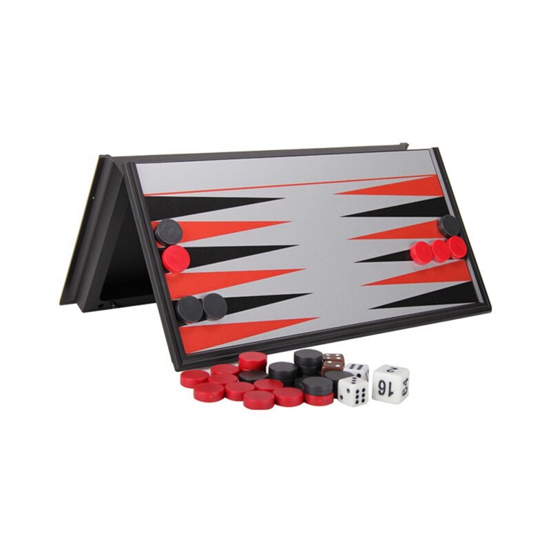 Backgammon magnetico pieghevole Backgammon gioco di intrattenimento per bambini scacchi