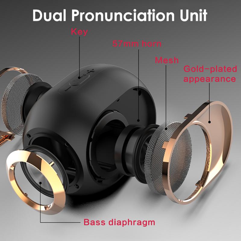Altavoz X6 Bluetooth 5,0, altavoz inalámbrico, columna TWS, barra de sonido resistente al agua, soporte estéreo, TF AUX USB FM para teléfono PC