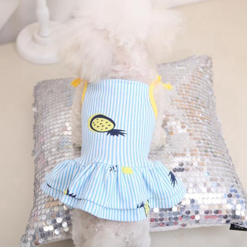 Zomer Mode Hond Kleding Voor Kleine Hond Chihuahua Kleding Prinses Huisdier Kat Fruit Jurken Puppy Sling Rok