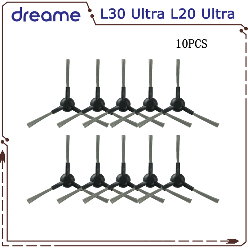 Dreame L20 Ultra L30 Ultra X20 Pro Robot Vacuum Parts Main Side Brush HEPA Filter Mop cloth Pad Dust Bag Spare accessories: Red