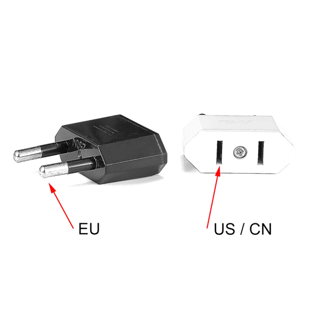 European to American Conversion Plug European Outlet Plug Outlet Plug Adapter Input from Usa to Europe Travel Power Plug