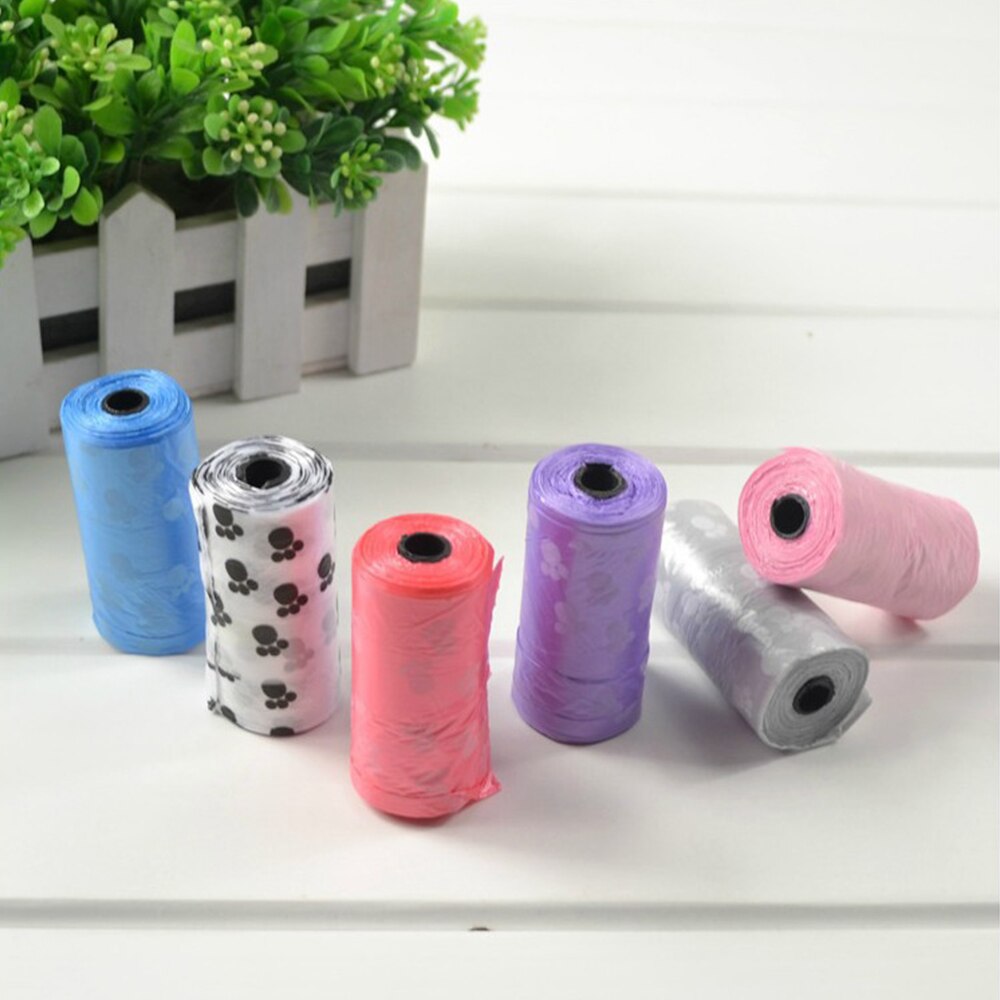 20 Sheets Dog Poop Bag Trash Garbage Bags For Cat Pets Waste Collection Bag Outdoor Multifunction Cleaning Poop Bags Supplies